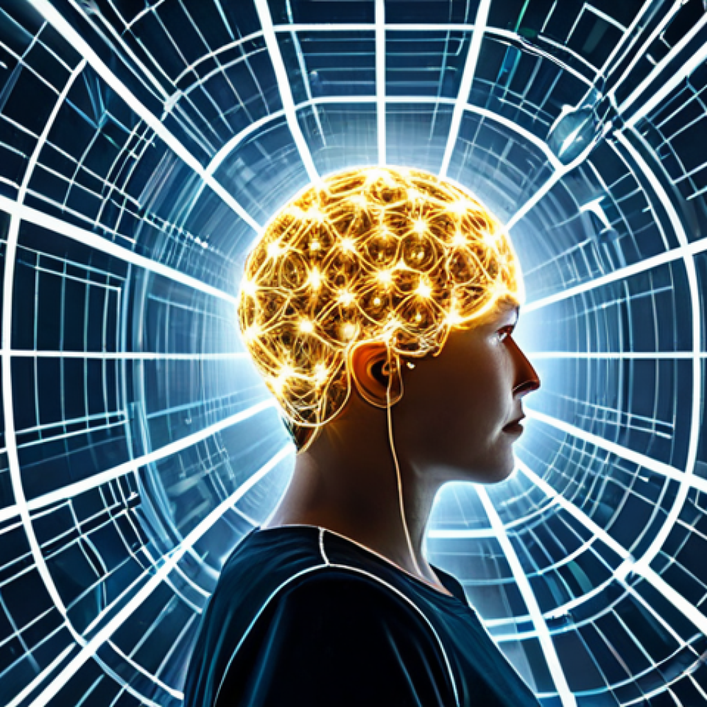 A visually stunning abstract representation of Artificial Intelligence (AI) and Blockchain synergy. Interconnected, glowing neural network patterns (AI) seamlessly merge with transparent, immutable ledger lines and securely interlinked data blocks (Blockchain). The composition emphasizes clarity and trust, with data streams flowing cleanly across the secure network. The setting is a futuristic, clean digital environment, bathed in soft, bright light, evoking innovation and reliability. Professional photography, high quality, safe for work, appropriate content, fully clothed, professional, modest, family-friendly.