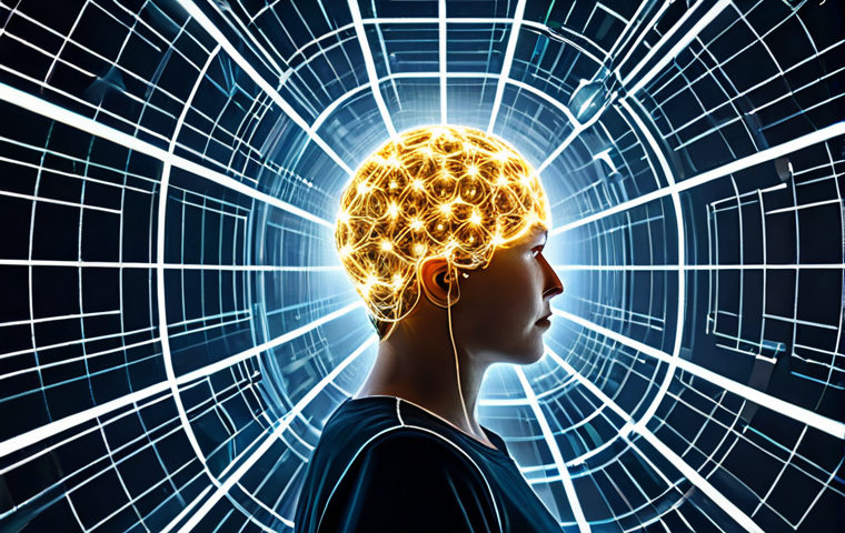 A visually stunning abstract representation of Artificial Intelligence (AI) and Blockchain synergy. Interconnected, glowing neural network patterns (AI) seamlessly merge with transparent, immutable ledger lines and securely interlinked data blocks (Blockchain). The composition emphasizes clarity and trust, with data streams flowing cleanly across the secure network. The setting is a futuristic, clean digital environment, bathed in soft, bright light, evoking innovation and reliability. Professional photography, high quality, safe for work, appropriate content, fully clothed, professional, modest, family-friendly.